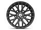 Asanti Leo Matte Graphite Wheel; Rear Only; 20x10.5 (11-23 RWD Charger, Excluding SRT Hellcat)