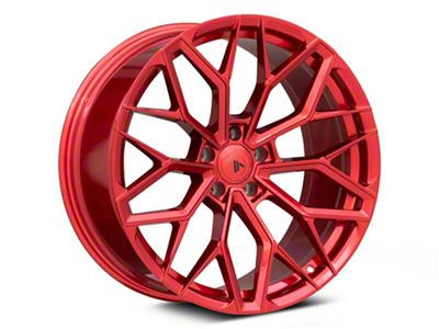 Asanti Mogul Candy Red Wheel; 20x9.5 (06-10 RWD Charger)