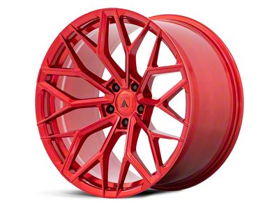 Asanti Mogul Candy Red Wheel; Rear Only; 20x11 (11-23 RWD Charger, Excluding Widebody)