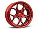 Asanti Monarch Candy Red Wheel; Rear Only; 22x10.5 (11-23 RWD Charger, Excluding Widebody)