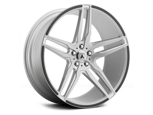 Asanti Orion Brushed Silver with Carbon Fiber Insert Wheel; 20x9 (06-10 RWD Charger)