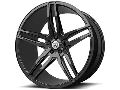 Asanti Orion Gloss Black Wheel; Rear Only; 22x10.5 (11-23 RWD Charger)