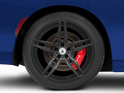 Asanti Orion Matte Graphite Wheel; Rear Only; 20x10.5; 20mm Offset (11-23 RWD Charger, Excluding SRT Hellcat)