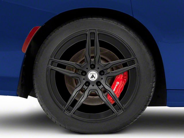 Asanti Orion Matte Graphite Wheel; Rear Only; 20x10.5 (11-23 RWD Charger, Excluding SRT Hellcat)