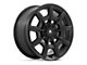 Asanti Esquire Satin Black with Gloss Black Face Wheel; 22x9 (21-24 Mustang Mach-E)