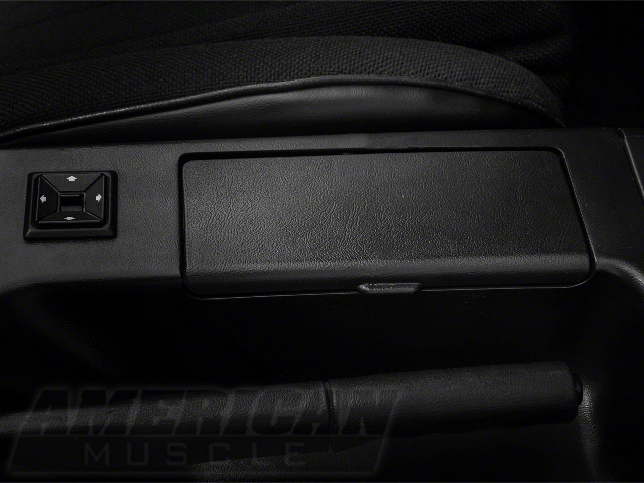 thumbnail image 2 of Black Ford Mustang Center Console Ash Tray Lid Door 1987-1993 | Daniel Carpenter 2 of 4