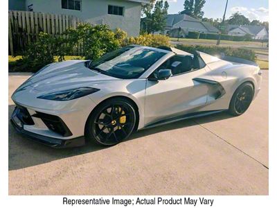 Atomic 6 Carbon V2.0 Wingless Aero Package; Visual Carbon Fiber (20-24 Corvette C8)