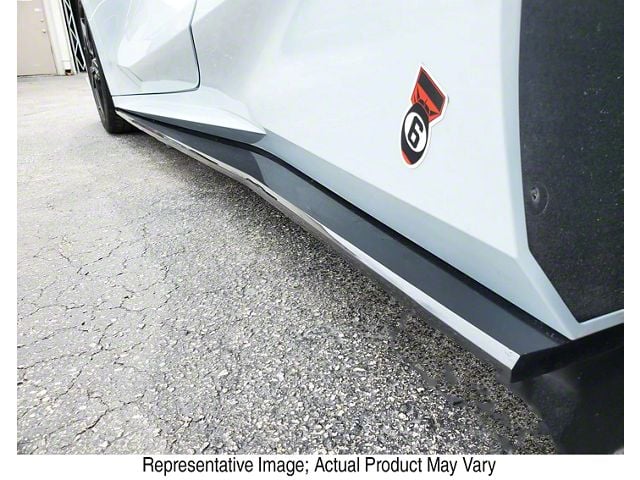 Atomic 6 Carbon V3 Aero Package; Visual Carbon Fiber (20-24 Corvette C8)