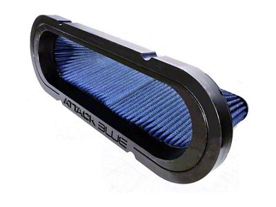 Attack Blue Nanofiber Air Filter; Dry (06-13 Corvette C6, Excluding ZR1)