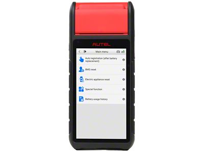 Autel MaxiBAS BT608 Battery and Electrical Analysis Tool Kit; Touch Screen
