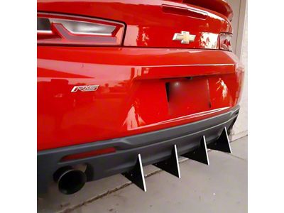 Authority Motorsport 4-Piece Dual Exhaust Rear Diffuser Kit (16-19 Camaro, Excluding ZL1)