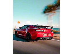 Authority Motorsport 6-Piece Quad Exhaust Rear Diffuser Kit (16-18 Camaro SS)