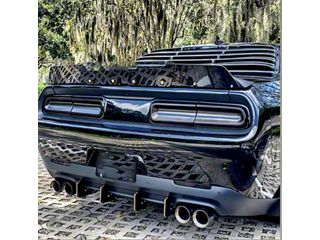 For Dodge Durango R/T SRT 11-2025 V2 Carbon Fiber Shark Fin Rear Bumper For Dodge Durango R/T SRT 11-2025 V2 Carbon Fiber Shark Fin Rear Bumper