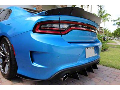 Authority Motorsport V1 6-Piece Rear Diffuser Kit (15-23 Charger Daytona, Scat Pack, SRT, Excluding Widebody)