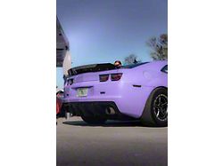 Evo Style Shark Fin Rear Diffuser; Matte Black (10-13 Camaro, Excluding ZL1)