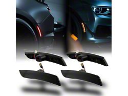 LED Side Marker Lights; Smoked (16-24 Camaro)