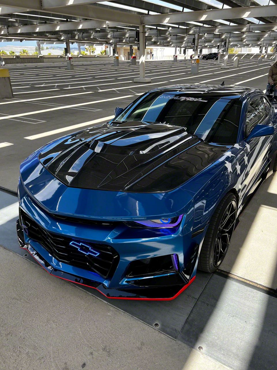 Camaro Type-ZR Hood; Carbon Fiber (10-15 Camaro) - Free Shipping