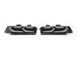 Umbra LED Tail Lights; Gloss Black Housing; Smoked Lens (14-15 Camaro)