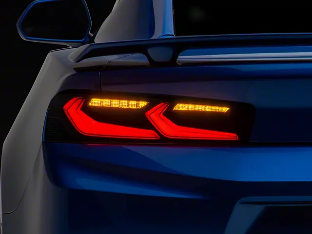 Auto Addict USA Umbra LED Tail Lights; Gloss Black Housing; Smoked Lens (16-18 Camaro)