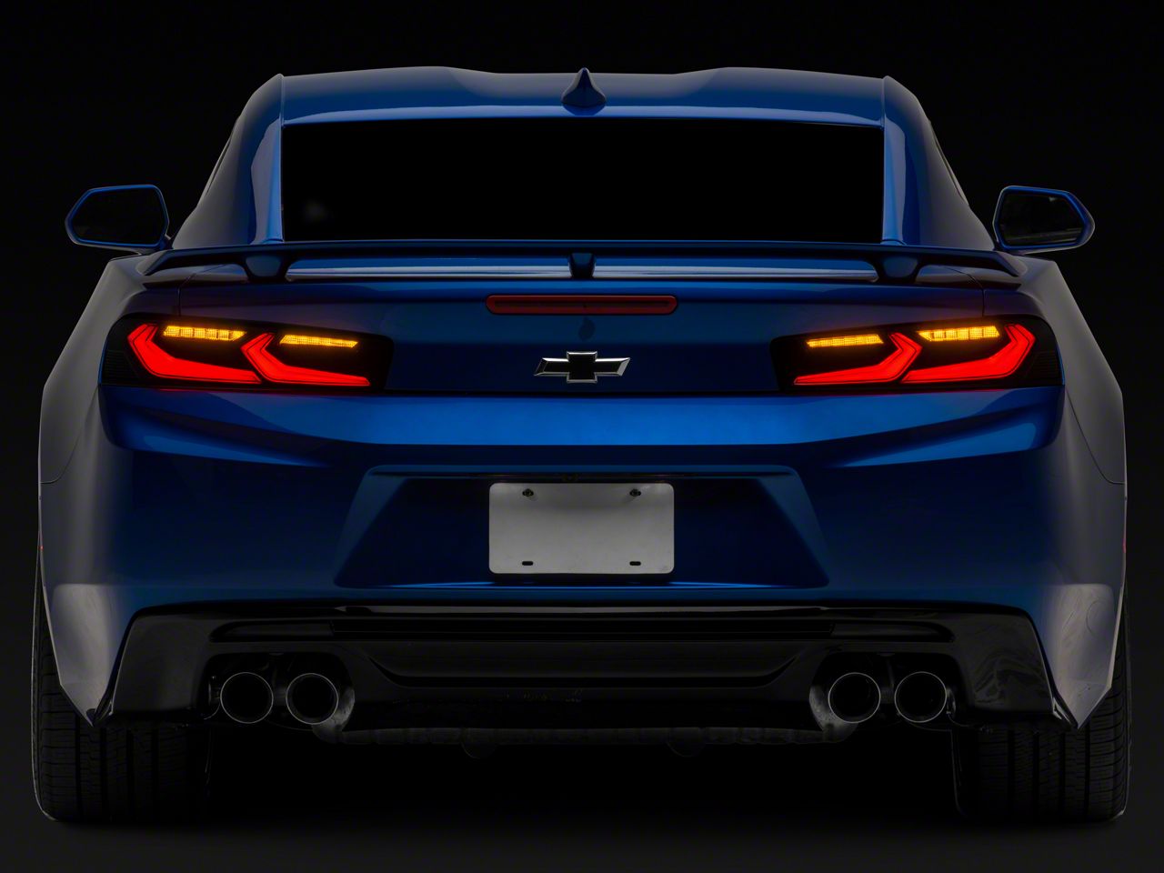 Auto Addict USA Camaro Umbra LED Tail Lights; Gloss Black Housing ...