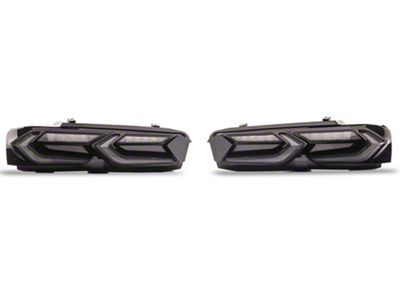 Umbra LED Tail Lights; Gloss Black Housing; Smoked Lens (19-24 Camaro)