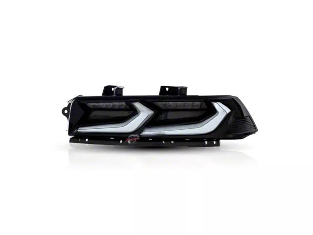 Auto Addict USA Umbra LED Tail Lights; Gloss Black Housing; Smoked Lens (14-15 Camaro)