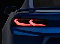 Umbra LED Tail Lights; Gloss Black Housing; Smoked Lens (16-18 Camaro)