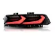 Auto Addict USA Velox LED Tail Lights; Gloss Black Housing; Red Lens (14-15 Camaro)