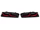 Auto Addict USA Velox LED Tail Lights; Gloss Black Housing; Red Lens (16-18 Camaro)