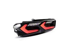 Auto Addict USA Velox LED Tail Lights; Gloss Black Housing; Red Lens (19-23 Camaro)