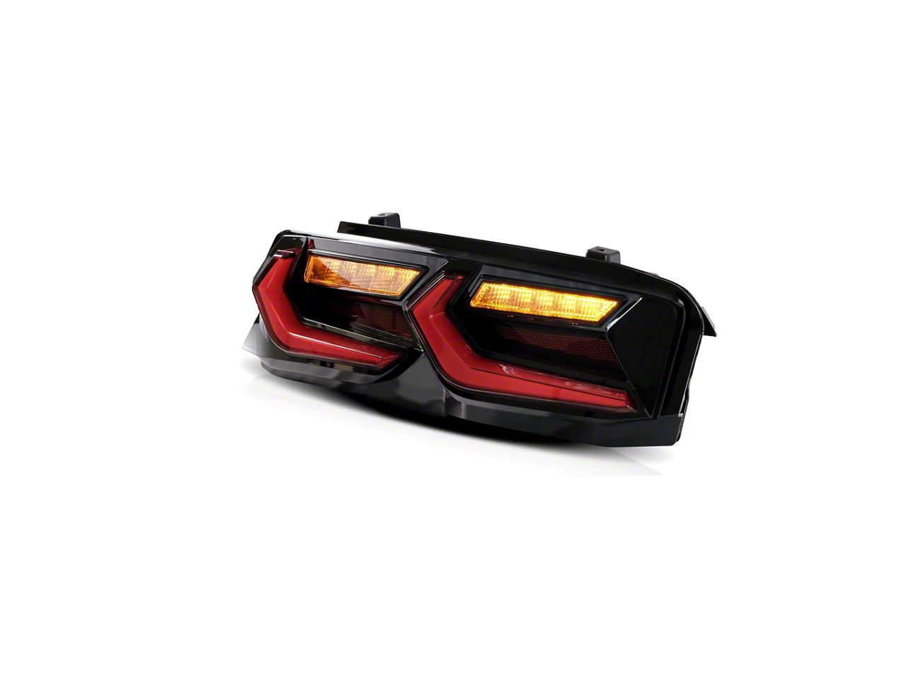 Velox Led Auto Addict USA Camaro Velox LED Tail Lights; Gloss Black Housing; Red ...