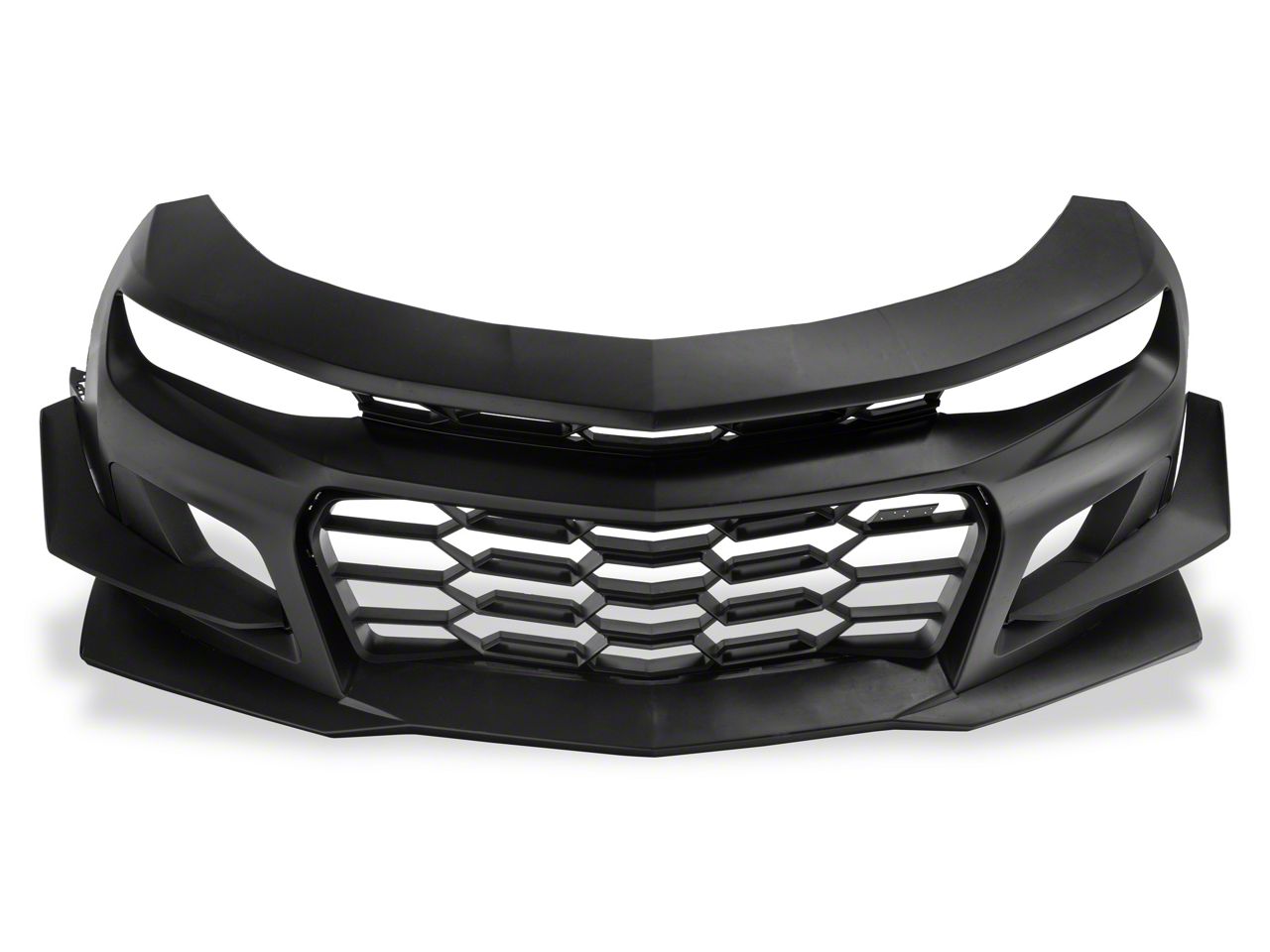 Camaro ZL1 1LE Track Pack Front Bumper Conversion; Unpainted (16
