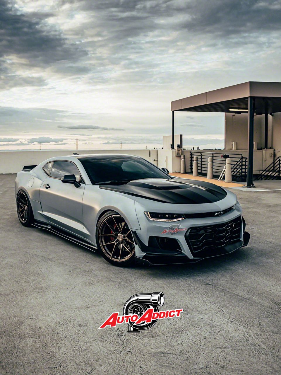 Auto Addict USA Camaro ZL1 1LE Track Pack Front Bumper Conversion ...