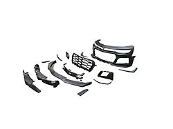 ZL1 1LE Track Pack Front Bumper Conversion with Non-RS Headlight Brackets; Unpainted (19-24 Camaro LT, SS)