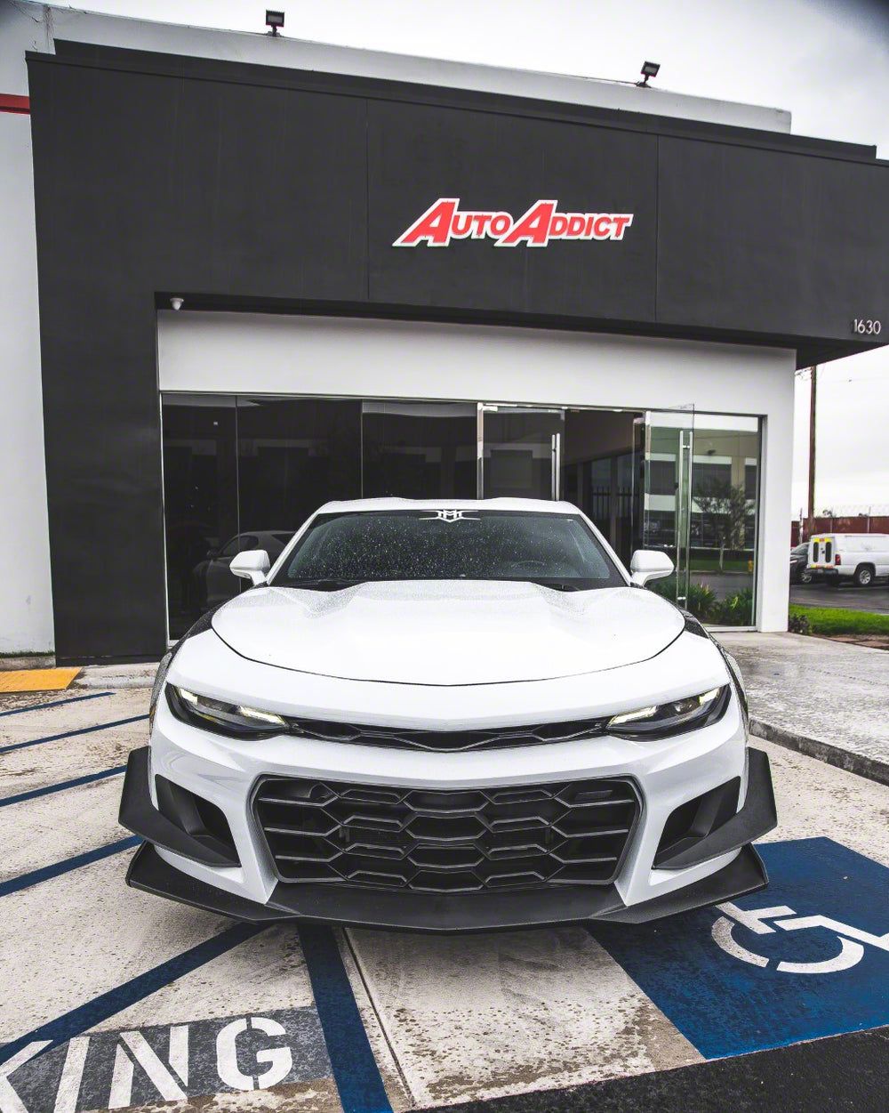 Auto Addict USA Camaro ZL1 1LE Track Pack Front Bumper Conversion with ...