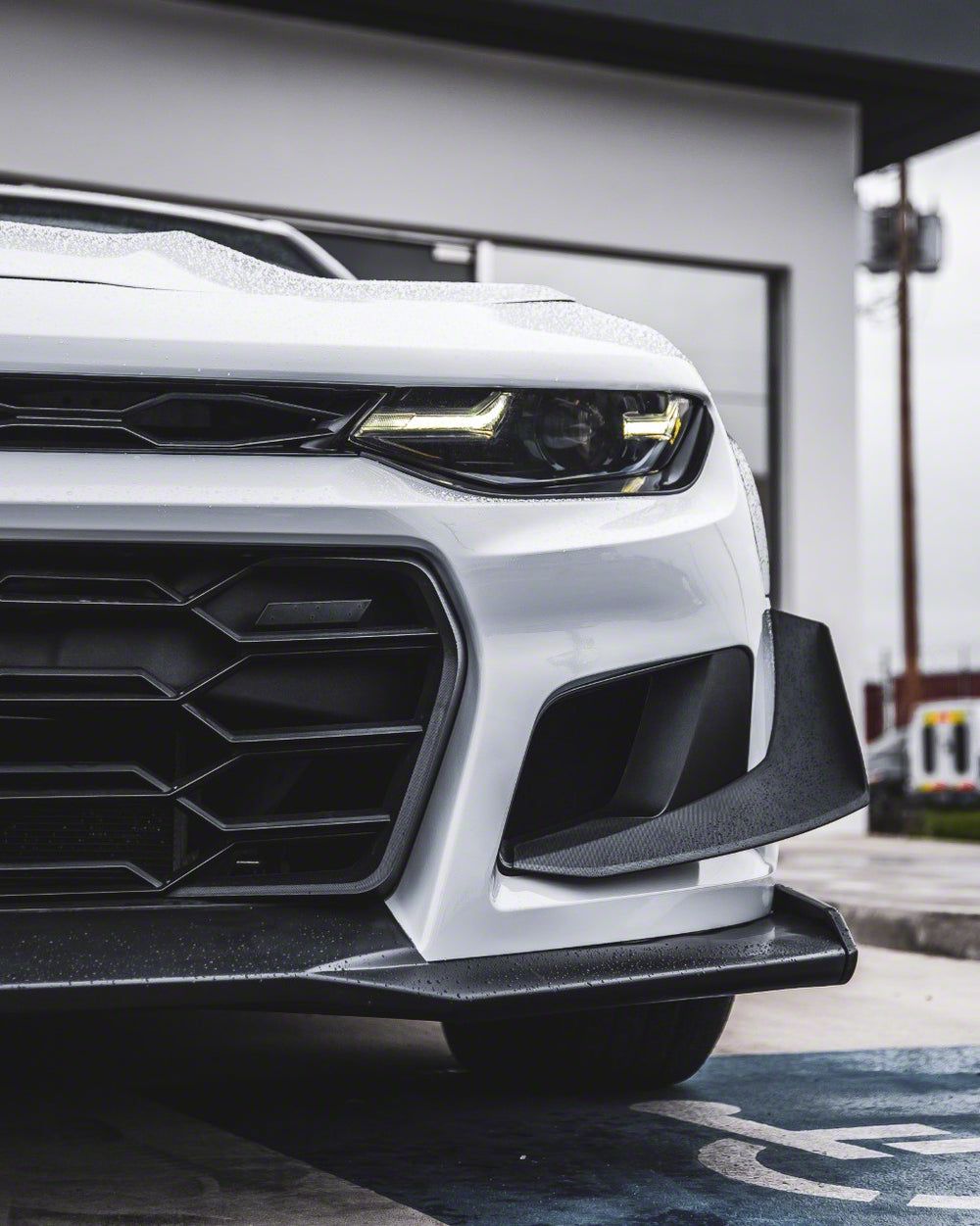 Auto Addict USA Camaro ZL1 1LE Track Pack Front Bumper Conversion with ...