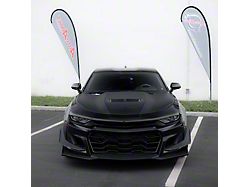 Auto Addict USA ZL1 1LE Track Pack Front Bumper Conversion with RS Headlight Brackets; Unpainted (19-24 Camaro LT, SS)