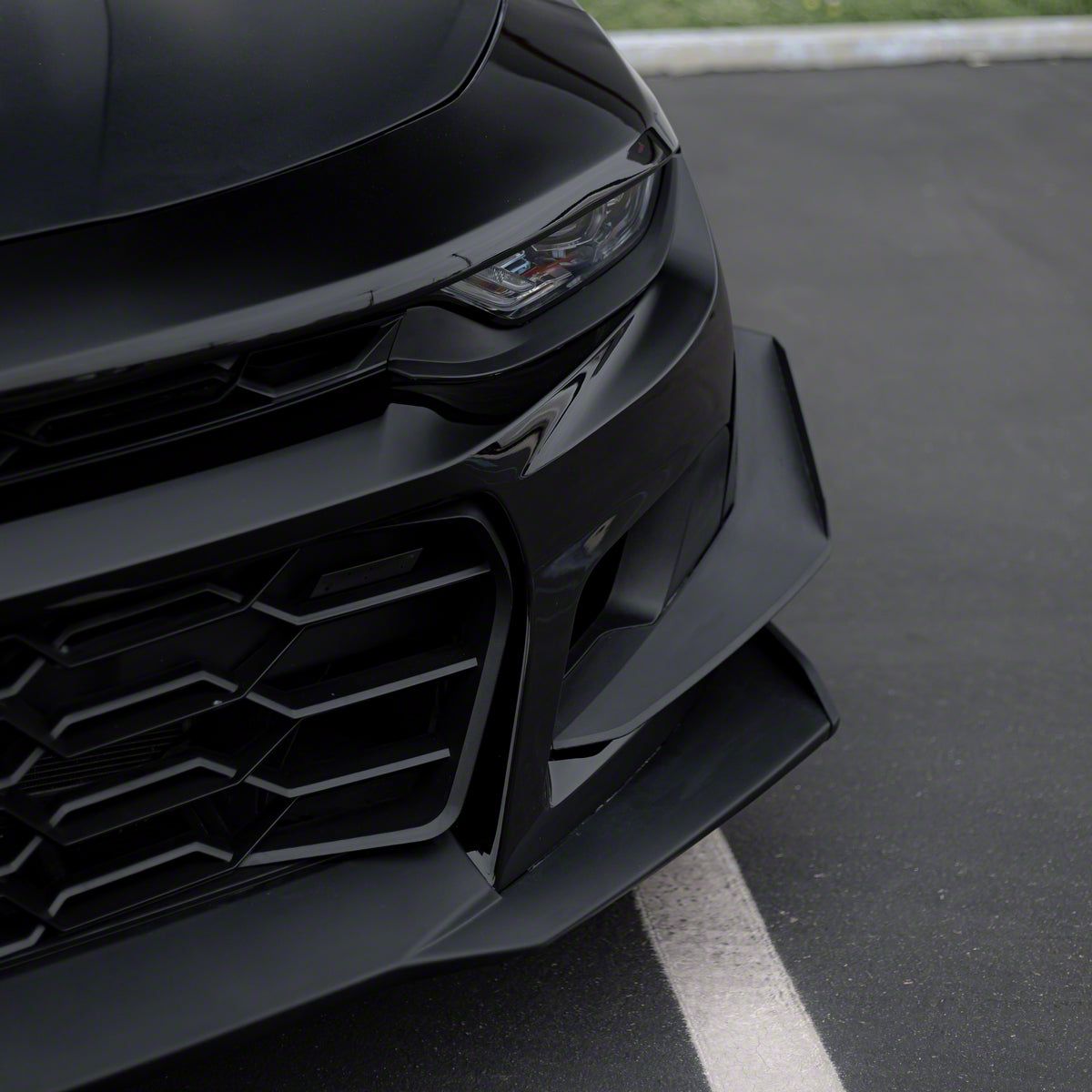 Auto Addict USA Camaro ZL1 1LE Track Pack Front Bumper Conversion with ...