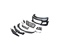 ZL1 Front Bumper Conversion with RS Headlight Brackets; Unpainted (19-24 Camaro LT, SS)