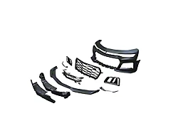 Auto Addict USA ZL1 Front Bumper Conversion with RS Headlight Brackets; Unpainted (19-24 Camaro LT, SS)