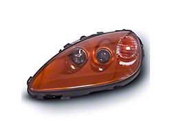 Type-OE Style Headlights; Orange Housing; Clear Lens (05-13 Corvette C6)