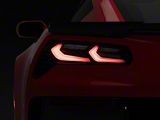 Umbra LED Tail Lights; Black Housing; Clear Lens (14-19 Corvette C7)