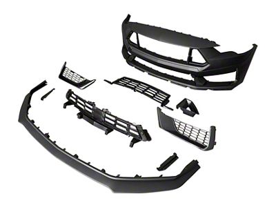 Dark Horse Front Bumper Conversion; Unpainted (18-23 Mustang GT, EcoBoost)