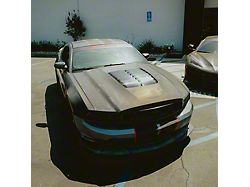 GT500 Style Hood; Unpainted (10-14 Mustang)