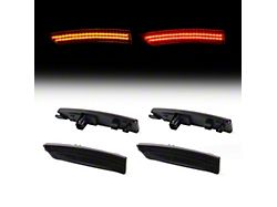 LED Side Marker Lights; Smoked (24-25 Mustang)