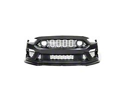 Auto Addict USA Mach 1 Front Bumper Conversion with Upper Grille LED Lights; Unpainted (18-23 Mustang GT, EcoBoost)