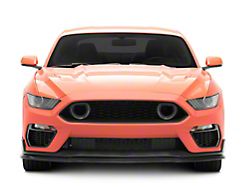 Mach 1 Front Bumper Conversion with Upper Grille LED Lights; Unpainted (15-17 Mustang GT, EcoBoost, V6)