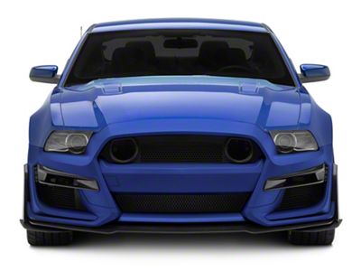 S550 GT500 Front Bumper Conversion; Unpainted (10-14 Mustang GT, V6)