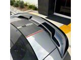S550 GT500 Style Rear Spoiler; Gloss Black (10-14 Mustang)