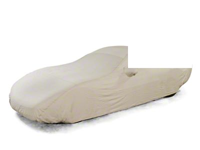 Auto Chic 100% Cotton Flannel Custom Indoor Car Cover; Gray (87-93 Mustang Convertible)